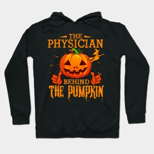 Mens The CHEF Behind The Pumpkin T shirt Funny Halloween T Shirt_PHYSICIAN Hoodie